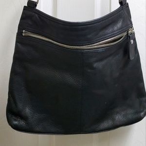 Margot Rich Soft Leather Black Handbag / Purse